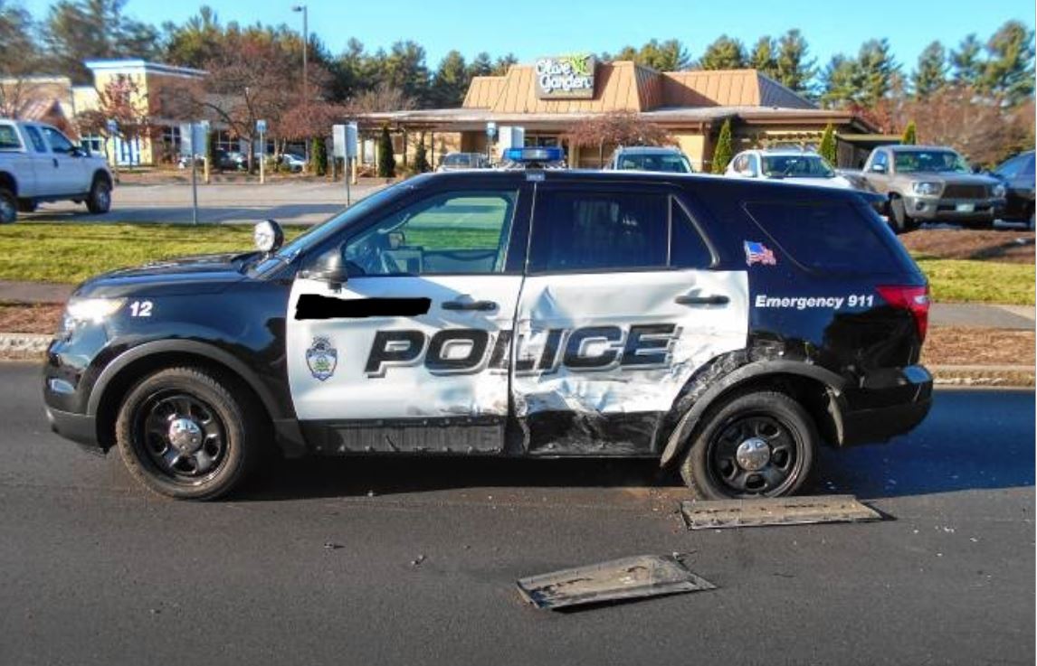 Massachusetts Police Cruiser Crash